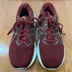 ASICS Gel Kayano 30 Mens Burgundy Running Shoe Size 11 Walk Train Athleisure